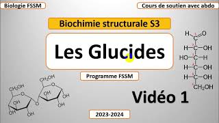 Biochimie Structurale  Partie Glucide vidéo 1 [upl. by Esom]