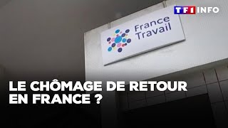 Le chômage de retour en France ｜TF1 INFO [upl. by Consuela]