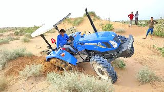 New Holland 5510 4wd Tractor Testing the Gear Capacity [upl. by Meyeroff]