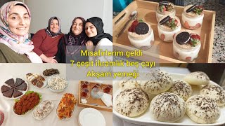 BEŞ ÇAYI İÇİN MİSAFİR HAZIRLIĞIM  Browni Magnolya Makarna Salatası Çiğköfte Yaprak Sarma Kurabiye [upl. by Ardeed]