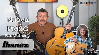 Ibanez PM3C la nuova chitarra semiacustica Pat Metheny signature  recensione e demo [upl. by Burke952]