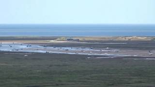 Panorama of Blakeney Point from Church Tower Norfolk England UK [upl. by Ensign]