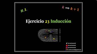 Ejercicio 23 Inducción Matemática [upl. by Perice]