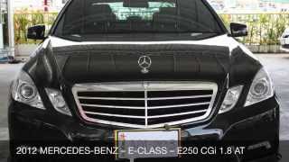 2012 MERCEDESBENZ  ECLASS  E250 CGi 18 AT [upl. by Ericha]