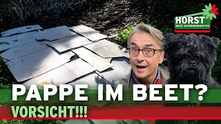 Altpapier und Karton im Garten richtig einsetzen  Horst sein Schrebergarten [upl. by Gusta]