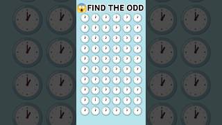 🔥Find the odd Watch🕛emoji chelengeriddles puzzlequiz quizchallengevrialshorts hard vrialquiz 😱 [upl. by Jehiah946]