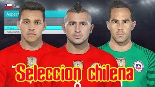 ¡Selección chilena en PES 2018 [upl. by Notsua365]