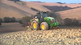 John Deere 7830  AMAZONE ADP 303 Special 3 [upl. by Airal]