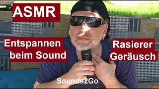 ASMR Rasieren mit Elektro Rasierer  Rasierapparat Geräusch  Shaving Sound zur Entspannungrelaxen [upl. by Bashuk]