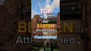 TOP 5 der BESTEN Attraktionen im Phantasialand freizeitpark phantasialand top5 ranking [upl. by Rorie]