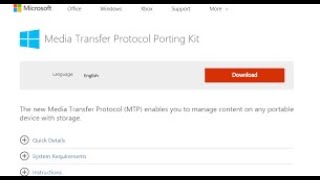 Media Transfer Protocol Porting Kit [upl. by Neetsirhc169]