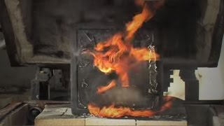 Fire Resistance Test and Fire Safe Drop Test from SentrySafe [upl. by Pavkovic]