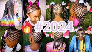 60  Latest Kids Cornrows Braids Hairstyles For Girls  Cute Hairstyles with Braids Hair Extension [upl. by Belford]