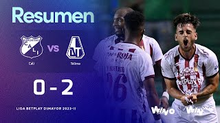 Cali vs Tolima resumen y goles  Liga BetPlay Dimayor 20232  Cuadrangulares  Fecha 4 [upl. by Gwenora]