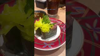 Conveyor Belt Sushi  Osaka Japan japantravel dotonbori sushi [upl. by Langley]