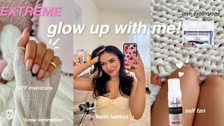 24 hour GLOW UP WITH ME transformation✨ becoming THAT girl [upl. by Ativad956]