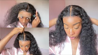 COMMENT POSER SA PERRUQUE PARFAITEMENT COUPER SA TULE  COLLE ETC SUPER DÉTAILLÉ  FT AYIYI HAIR [upl. by Hcirdeirf]