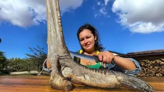 Cooking The Largest Bird  OSTRICH Step by Step to a Great Taste [upl. by Renado178]