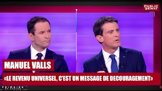 REPLAY Manuel Valls «Le revenu universel cest un message de découragement» [upl. by Enitsed133]