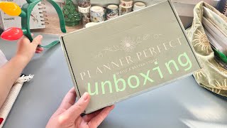 Planner Perfect Unboxing  Journal Charms and Aurora Leather [upl. by Maxine210]