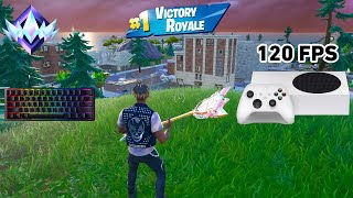 Fortnite Unreal Ranked Reload Remix on Xbox Series S  Keyboard amp Mouse Gameplay  120 FPS [upl. by Aizat]