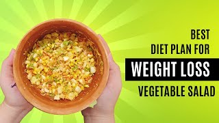 Delicious and Healthy Vegetable Salad Diet Recipe  Easy and Quick  Saritas Kitchen [upl. by Nohshan325]