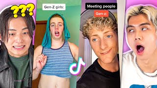 ✨Korean Millennials React to GEN Z Tiktok  PEACH [upl. by Ollopa]