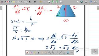 related time rate part 2 حل المعاصر [upl. by Divad620]