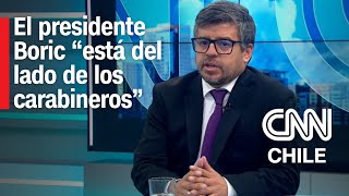 Diputado Araya valora respaldo del Gobierno al general director de Carabineros Ricardo Yáñez [upl. by Goldin]