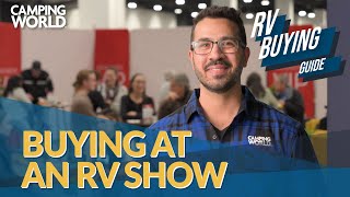 RV Buying Guide Buying at an RV Show [upl. by Marcie339]