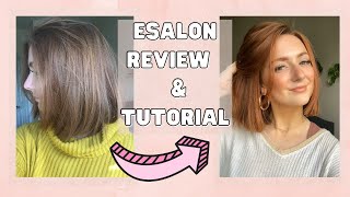 HOW I DYE MY HAIR AT HOME AND SAVE MONEY eSalon Review amp Tutorial [upl. by Sacul80]