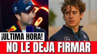 🚨 CHECO PÉREZ BLOQUEA EL FICHAJE DE FRANCO COLAPINTO EN RED BULL [upl. by Mariquilla]