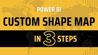 Creating Custom Shape map in power bi [upl. by Meerek]