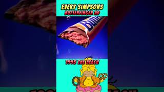 The Beach 1993  Every Simpsons Butterfinger Commercial Part 13 simpsons shorts homersimpson [upl. by Olodort846]