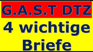 GAST  DTZ  B1  Brief schreiben  EMail schreiben  4 wichtige Briefe  13102024 [upl. by Langill]