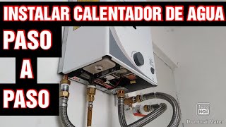 Como Instalar un Boiler de Paso InstantáneoCalentador de Agua Plomería [upl. by Sidran478]