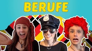 GERMAN LESSON 14 German professions  Deutsche Berufe Was sind Sie von Beruf 💇‍👷👮‍ [upl. by Idhem767]