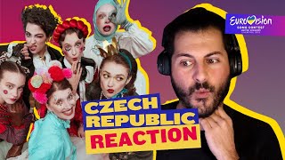 EUROVISION 2023 🇨🇿 CZECH REPUBLIC REACTION  Vesna 👑 My Sisters Crown 👑 [upl. by Nikoletta]