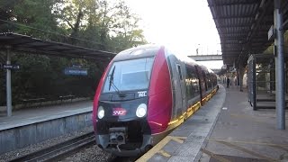 Paris Z50000MI09  Neuville Université RER A et Ligne L Transilien [upl. by Atiuqihs711]