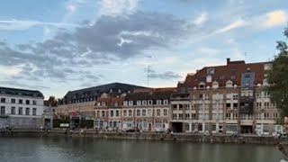 Lille A walk by canal in evening [upl. by Norrab527]