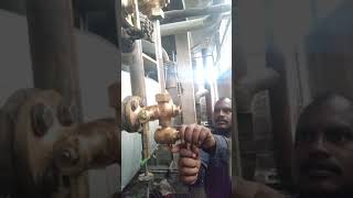 fire tube boiler blowdown valve and gauge glass valve testing [upl. by Kellda735]