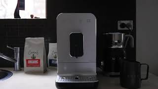 Lets make coffee using the SMEG bean to cup coffee machine smeg coffee coffeemachine homecoffee [upl. by Nostets221]