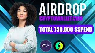 AIRDROP CRYPTO WALLET X TASKON ✅ TOTAL 750K SPEND 💰 DONT MISS GUYS 🤑 [upl. by Rab]