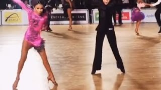 Axel Sampino amp Anna Zgonnikova Open Marseille Jive [upl. by Dupaix]