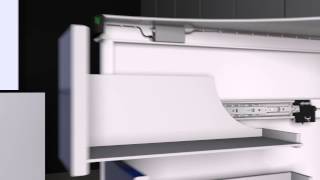 Drawer slide with integrated electronic lock [upl. by Sallyann11]