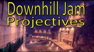 Tony Hawks Pro Skater HD  Downhill Jam  Projectives  All Objectives [upl. by Hanauq]