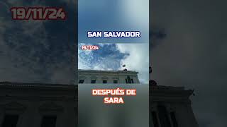 meteorology sara sansalvador elsalvador rain storm tormenta nature noticias alerta [upl. by Aicinad59]