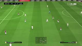 Aston Villa vs Leeds United PES 17 [upl. by Gnaw525]