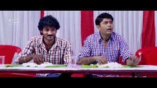 Chikkanna And Sharan Super Hit Comedy Scene  Adhyaksha Kannada Movie [upl. by Chance244]