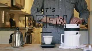 BREWING WITH THE KONE COFFEE FILTER [upl. by Eniluj]